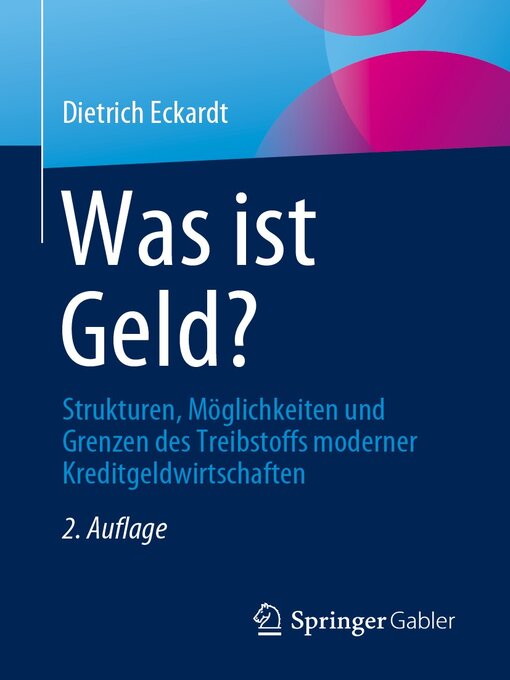 Title details for Was ist Geld? by Dietrich Eckardt - Available